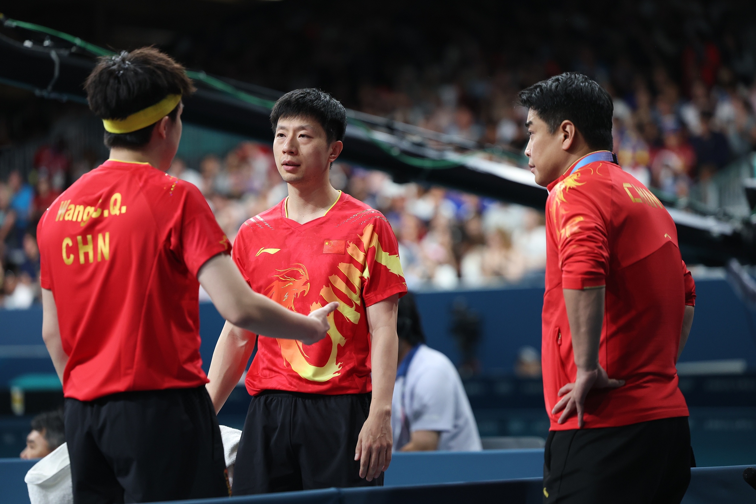 中国队完胜法国队,梁靖崑带队取胜 中国队完胜法国队,梁靖崑带队取胜